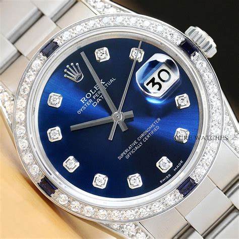 rolex replica with sapphire|Rolex diamond and sapphire bezel.